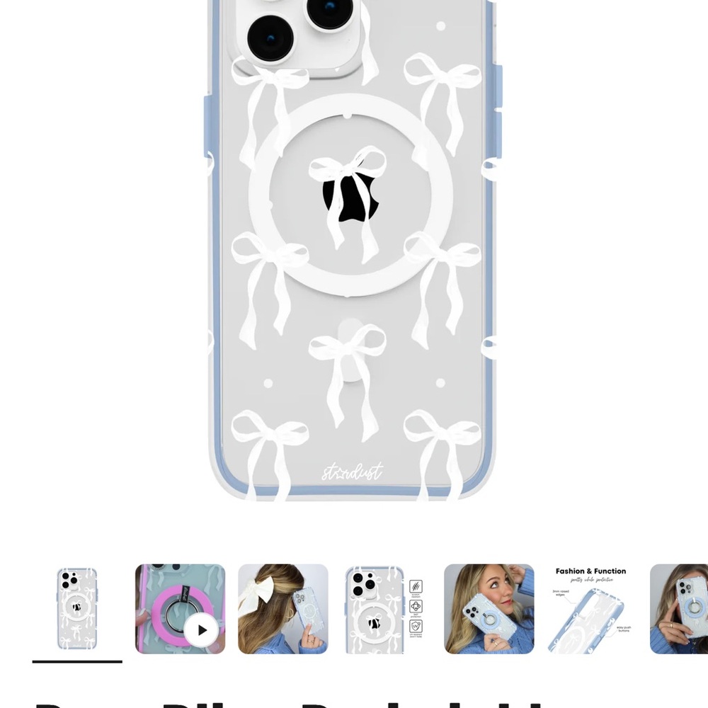 Stardust by Allie 13 pro max bow case